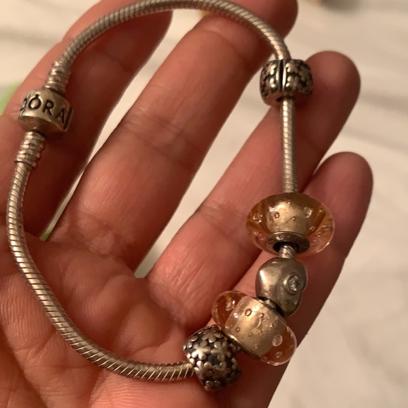 Pandora Jewelry - Pandora bracelet with 5 charms Pandora Jewelry - Pandora bracelet with 5 charms